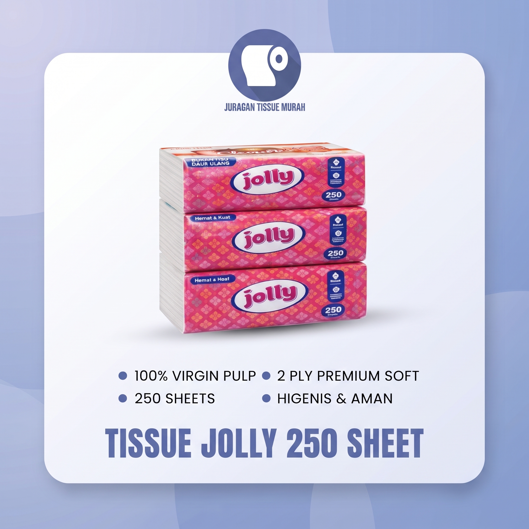 Tissue Jolly 250 Sheet
